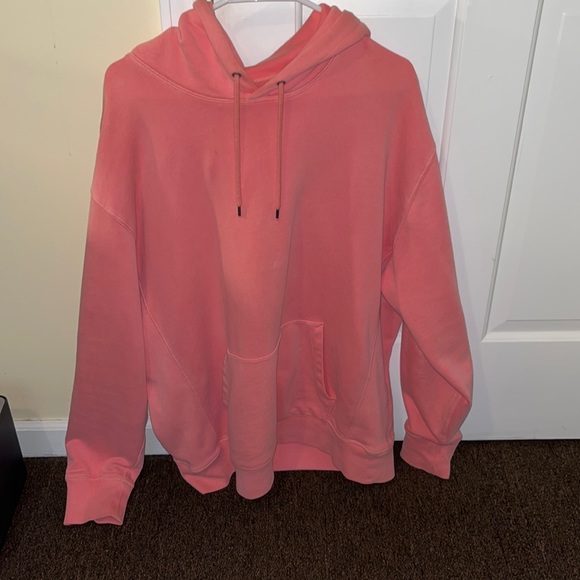 J. Crew Salmon French Terry Hoodie - Picture 1 of 3